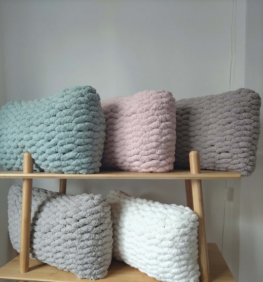 rectangular hand knit stylish cushions
